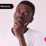 Pessoa com expressão pensativa.