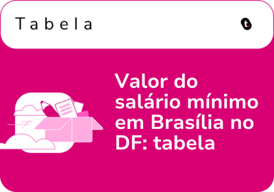 Valor do salário mínimo em Brasília no DF: tabela 2026