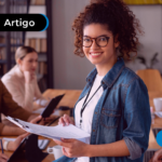 Mulher em sua empresa