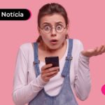 Pessoa surpresa lendo sobre fake news de nova regra sobre reabilitação profissional inss.
