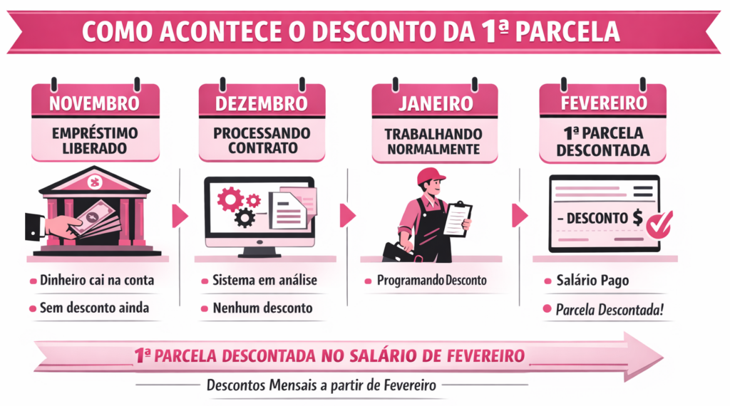 Afinal, parcela do Empréstimo CLT desconta dia 5 ou dia 20?