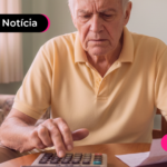 Aposentado com dificuldade de calcular aumento da margem do consignado INSS.