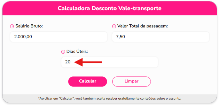 Calculadora de desconto vale-transporte: como funciona