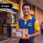 Entregador dos correios.