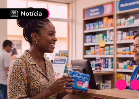 Farmácia Popular entrega absorventes grátis a 3 milhões