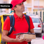 Homem fazendo entregas.