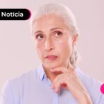 Idosa pensando no consignado INSS suspenso.