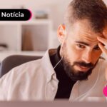 Homem preocupada com golpes em vagas de emprego.