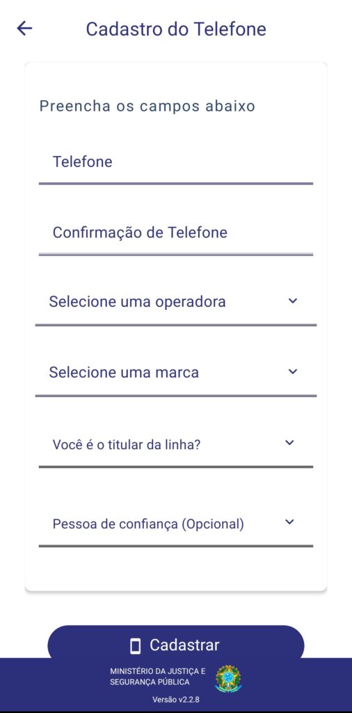 Programa de celular.
