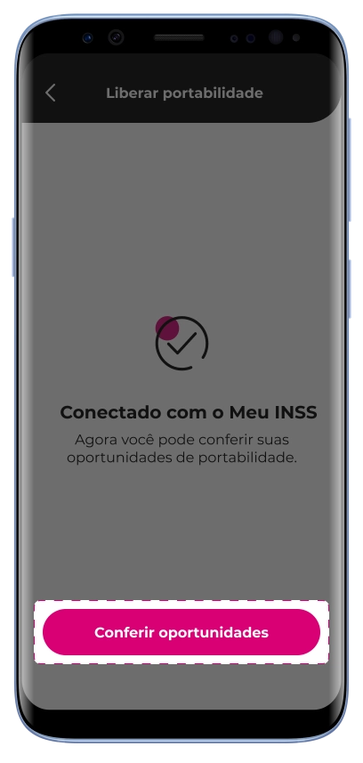 Como trazer seu empréstimo consignado para a meutudo? Passo 5: Depois de inserir suas informações corretamente, clique em "Conferir Oportunidades".