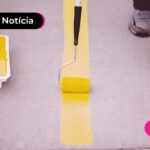 Pintura de rua para a copa do mundo de 2026.