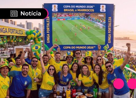Jogos do Brasil na Copa 2026: onde assistir em bar ou eventos em Fortaleza