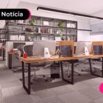 Agência sem funcionários.