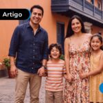 Família aproveitando uma viagem em Peru.
