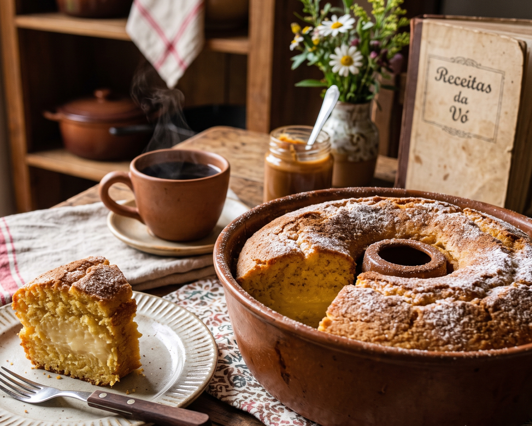 Bolo de Fubá Cremoso da Vó