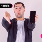 Pessoa fazendo gesto de desaprovação para Fake news sobre Bolsa Família.
