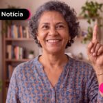 Idosa feliz pois governo liberou para ressarcimento do INSS.