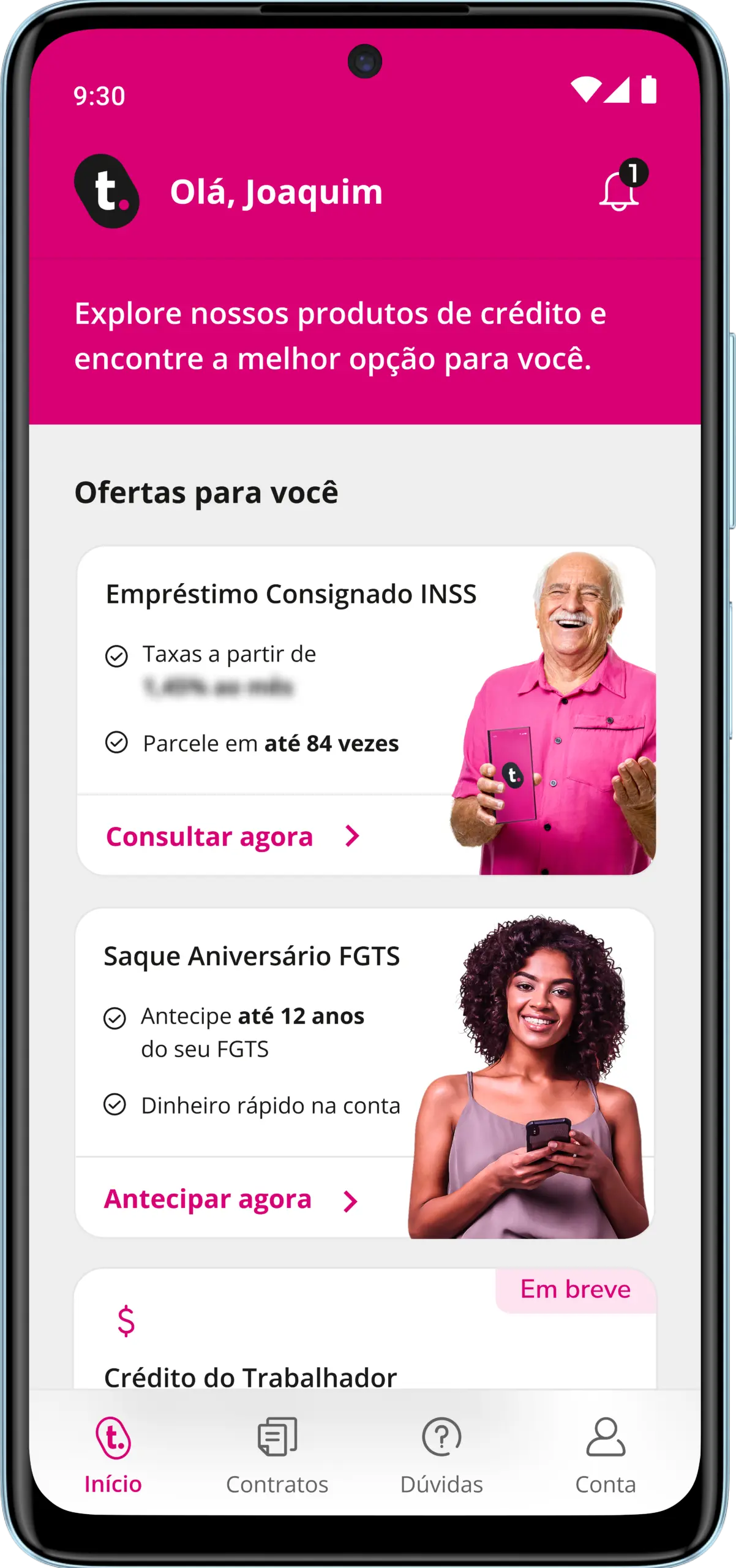 Veja como conseguir 500 reais agora com app meutudo Passo 8: Pronto, agora você já pode selecionar o seu crédito e aproveitar suas oportunidades no app meutudo.