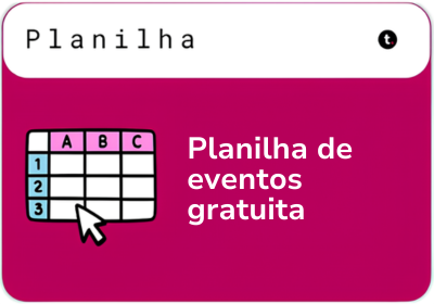 Planilha de eventos gratuita: modelo pronto para download