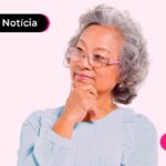 Senhora pensando sobre benefícios do INSS.