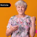 Idosa com novo limite do INSS.